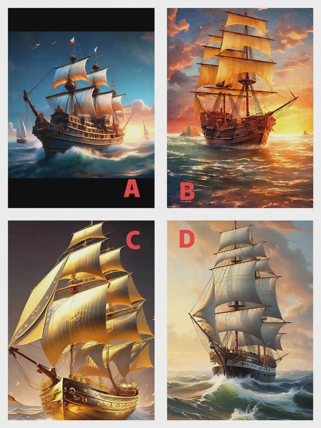 心理测试:选择你喜欢的帆船，测你的人生能否逆风翻盘